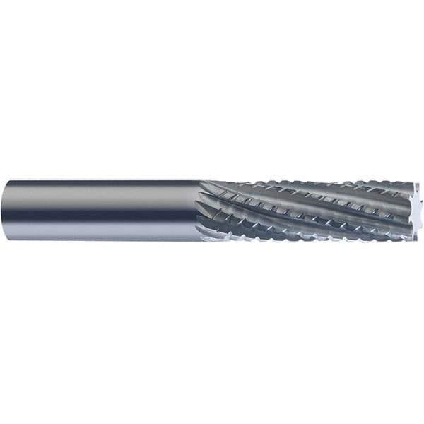 SGS - 3mm Diam, 10mm LOC, Square End, Solid Carbide Diamond Pattern Router Bit - Right Hand Cut, 38mm OAL, Use on Carbon Composite - Top Tool & Supply