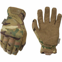 Mechanix Wear - Size S Work Gloves - For Mechanic's & Lifting, Uncoated, Elastic Band Cuff, Full Fingered, Camouflage, Paired - Top Tool & Supply