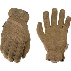 Mechanix Wear - Size S Work Gloves - For Mechanic's & Lifting, Uncoated, Elastic Band Cuff, Full Fingered, Tan, Paired - Top Tool & Supply