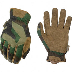 Mechanix Wear - Size 2XL Work Gloves - For Mechanic's & Lifting, Uncoated, Elastic Band Cuff, Full Fingered, Camouflage, Paired - Top Tool & Supply