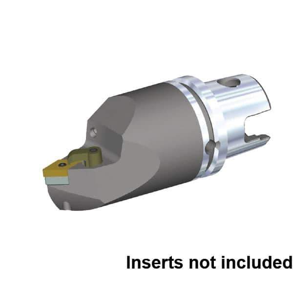 Kennametal - Right Hand Cut, Size KM63XMZ, DN.. 150608 & DN.. 442 Insert Compatiblity, Internal Modular Turning & Profiling Cutting Unit Head - 115mm Head Length, Through Coolant, Series Kenloc - Top Tool & Supply