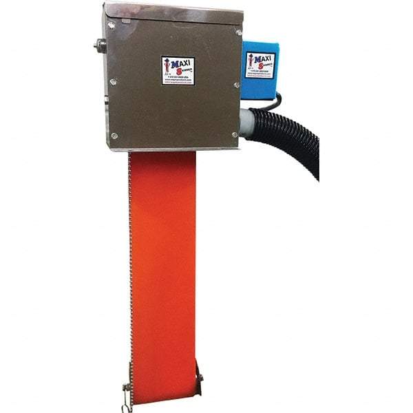 Mini-Skimmer - 60" Reach, 6 GPH Oil Removal Capacity, 115 Max Volt Rating, 60 Hz, Belt Oil Skimmer - 40 to 120° (Poly), 220° (Stainless) - Top Tool & Supply