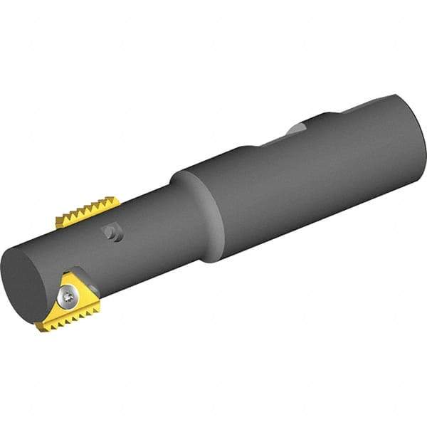 Vargus - 0.571" Cut Diam, 0.98" Max Depth of Cut, 3/4" Shank Diam, Internal/External Indexable Thread Mill - Insert Style 2, 1/4" Insert Size, 1 Insert, Toolholder Style TMOC, 3.504" OAL - Top Tool & Supply