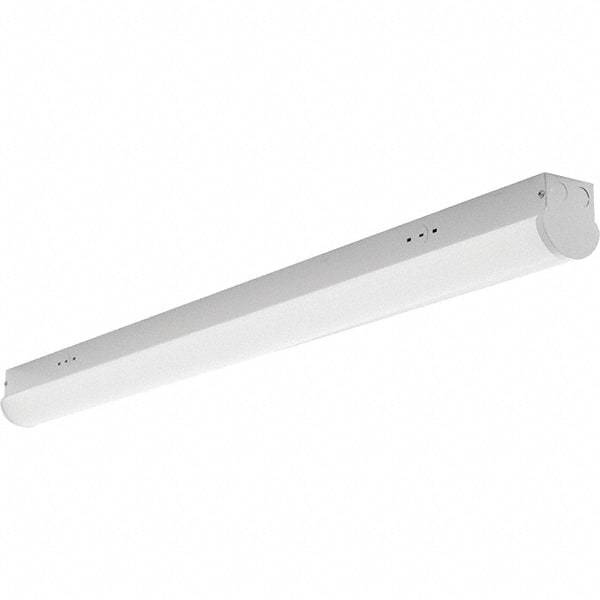 Eiko Global - 1 Lamp, 32 Watt, 4,200 Lumen, LED Strip Light - Surface Mounted, 120 to 277 Volt, 4' Long x 3.35" Wide x 3.56" High - Top Tool & Supply