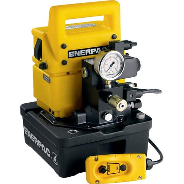 Enerpac - Power Hydraulic Pumps & Jacks Type: Electric Pressure Rating (psi): 10000 - Top Tool & Supply