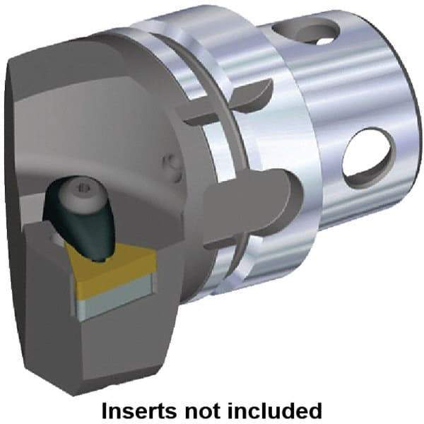 Kennametal - Insert Style TN.. 220408, TN.. 432, 70mm Head Length, Right Hand Cut, Internal/External Modular Threading Cutting Unit Head - System Size KM4X63, 43mm Center to Cutting Edge, Series Kenclamp - Top Tool & Supply