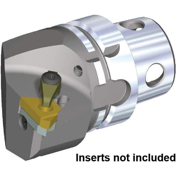 Kennametal - Insert Style LT22NL, 70mm Head Length, Left Hand Cut, Internal Modular Threading Cutting Unit Head - System Size KM4X63, 43mm Center to Cutting Edge, Series KM4X - Top Tool & Supply