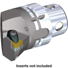 Kennametal - Insert Style WN.. 080408, WN.. 432, 70mm Head Length, Right Hand Cut, Internal/External Modular Threading Cutting Unit Head - System Size KM4X63, 43mm Center to Cutting Edge, Series Kenclamp - Top Tool & Supply