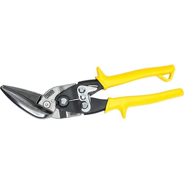 Wiss - 3" Length of Cut, Straight Pattern Offset Aviation Snip - 11" OAL, Ergonomic Comfort Handle, 18 AWG Steel Capacity - Top Tool & Supply