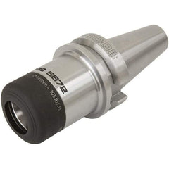 Seco - 6.5mm to 7mm Capacity, 28mm Projection, BT30 Dual Contact Taper, HP11 Collet Chuck - 98.4mm OAL - Exact Industrial Supply