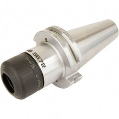 Seco - 6.5mm to 7mm Capacity, 80.9mm Projection, CAT40 Dual Contact Taper, HP11 Collet Chuck - 168.4mm OAL - Exact Industrial Supply