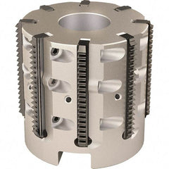 Vargus - 52mm Cut Diam, 200mm Max Hole Depth, 27mm Shank Diam, Internal/External Indexable Thread Mill - Insert Style R40, 8 Inserts, Toolholder Style RTMC-D, 50mm OAL - Top Tool & Supply