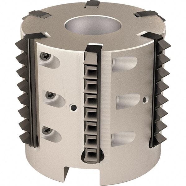 Vargus - 57.94mm Cut Diam, 200mm Max Hole Depth, 27mm Shank Diam, Internal/External Indexable Thread Mill - Insert Style R41, 6 Inserts, Toolholder Style RTMC-D, 50mm OAL - Top Tool & Supply