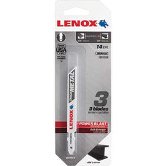 Lenox - Jig Saw Blades Blade Material: Bi-Metal Blade Length (Inch): 3-5/8 - Top Tool & Supply