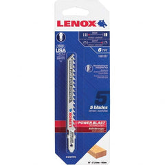 Lenox - Jig Saw Blades Blade Material: Bi-Metal Blade Length (Inch): 4 - Top Tool & Supply