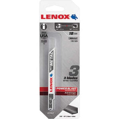 Lenox - Jig Saw Blades Blade Material: Bi-Metal Blade Length (Inch): 3-5/8 - Top Tool & Supply