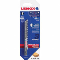 Lenox - Jig Saw Blades Blade Material: Bi-Metal Blade Length (Inch): 4 - Top Tool & Supply