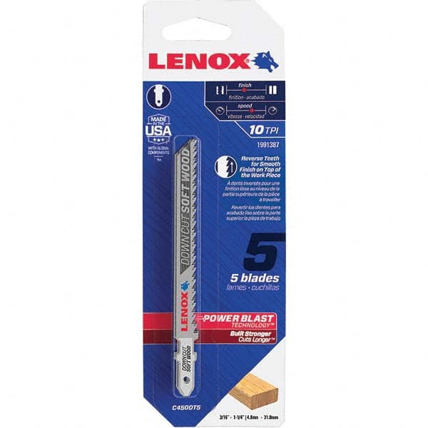 Lenox - Jig Saw Blades Blade Material: Bi-Metal Blade Length (Inch): 4 - Top Tool & Supply