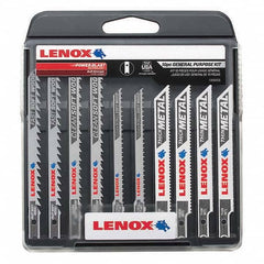 Lenox - Jig Saw Blade Sets Blade Material: Bi-Metal Minimum Blade Length (Inch): 3-5/8 - Top Tool & Supply