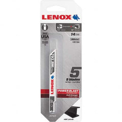 Lenox - Jig Saw Blades Blade Material: Bi-Metal Blade Length (Inch): 3-5/8 - Top Tool & Supply