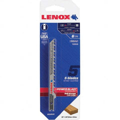 Lenox - Jig Saw Blades Blade Material: Bi-Metal Blade Length (Inch): 4 - Top Tool & Supply