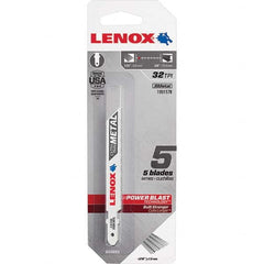 Lenox - Jig Saw Blades Blade Material: Bi-Metal Blade Length (Inch): 3-5/8 - Top Tool & Supply