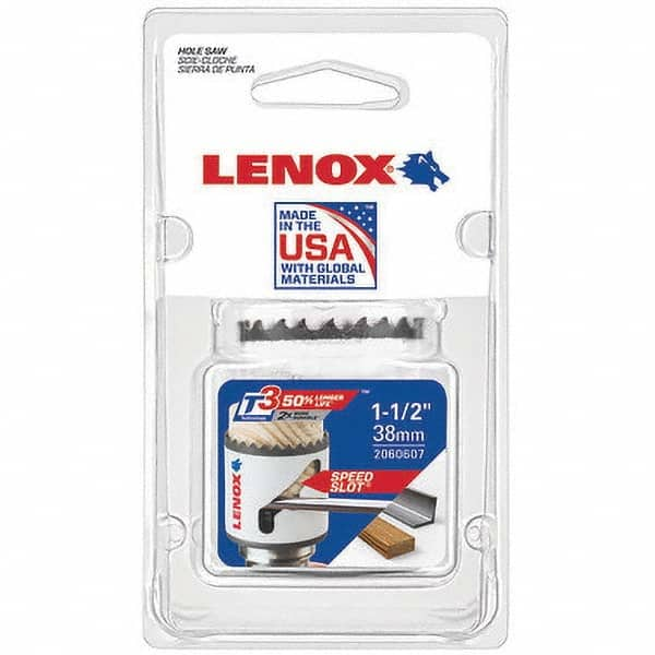 Lenox - Hole Saws Saw Diameter (mm): 1.50 Saw Diameter (Inch): 2-1/4 - Top Tool & Supply