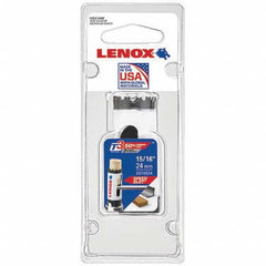 Lenox - Hole Saws Saw Diameter (mm): 1.50 Saw Diameter (Inch): 1-1/16 - Top Tool & Supply