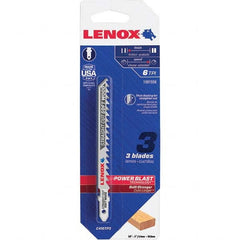 Lenox - Jig Saw Blades Blade Material: Bi-Metal Blade Length (Inch): 4 - Top Tool & Supply