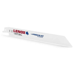 Lenox - Reciprocating Saw Blades Blade Material: Bi-Metal Blade Length (Inch): 8 - Top Tool & Supply