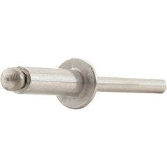 STANLEY Engineered Fastening - Size 4 Dome Head Aluminum Open End Blind Rivet - Top Tool & Supply