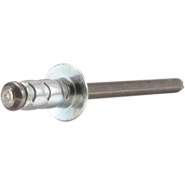 STANLEY Engineered Fastening - Size 6 Large Flange Head Aluminum Multi Grip Blind Rivet - Top Tool & Supply