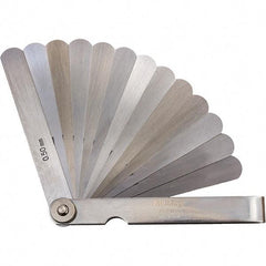 Mitutoyo - Feeler Gages   Thickness (mm): 0.5000    Leaf Length (mm): 100.00 - Top Tool & Supply