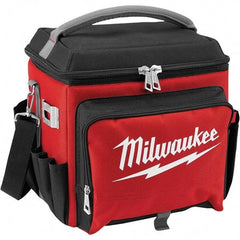 Milwaukee Tool - 21.65 Qt Cooler Bag - 1680D Ballistic Nylon, Red/Black - Top Tool & Supply