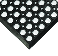 WorkRite Floor Mat - 3' x 20' x 1/2" Thick (Gray CFR Coating) - Top Tool & Supply