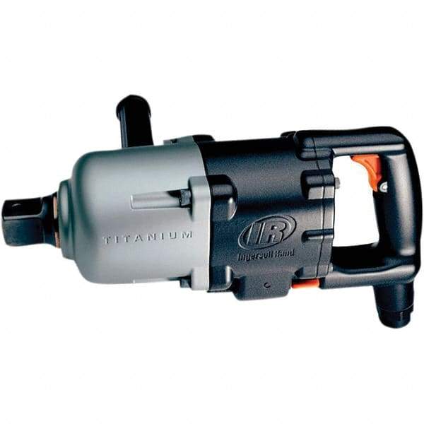 Ingersoll-Rand - 1-1/2" Drive, 2,750 RPM, 5,000 Ft/Lb Torque Impact Wrench - D-Handle, 700 IPM, 80 CFM, 90 psi, 1/2" Inlet - Top Tool & Supply