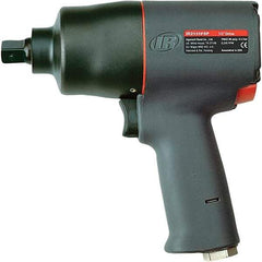 Ingersoll-Rand - 1/2" Drive, 9,500 RPM, 600 Ft/Lb Torque Impact Wrench - Pistol Grip Handle, 1,250 IPM, 23 CFM, 90 psi, 1/4" NPTF Inlet - Top Tool & Supply