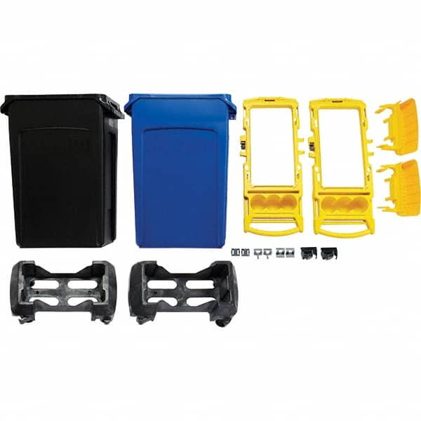 Rubbermaid - Janitor Carts & Caddies Type: Rim Caddy Kit Material: Resin - Top Tool & Supply