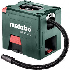 Metabo - 2 Gal Capacity, Cordless Portable Wet/Dry Vacuum Bare - 18 Volts, 16.5 Lb - Top Tool & Supply