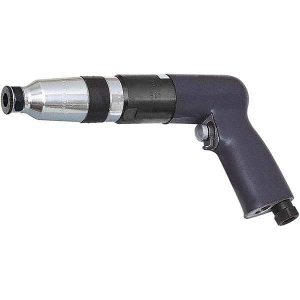 Ingersoll-Rand - 1/4" Bit Holder, 1,000 RPM, Pistol Grip Handle Air Screwdriver - 15 to 40 In/Lb Torque, 7 CFM - Top Tool & Supply