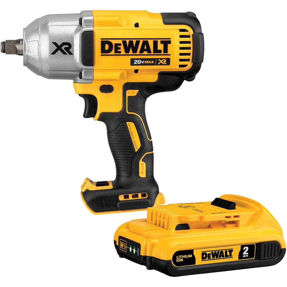 DeWALT - Cordless Impact Wrenches & Ratchets Voltage: 20.00 Drive Size (Inch): 1/2 - Top Tool & Supply