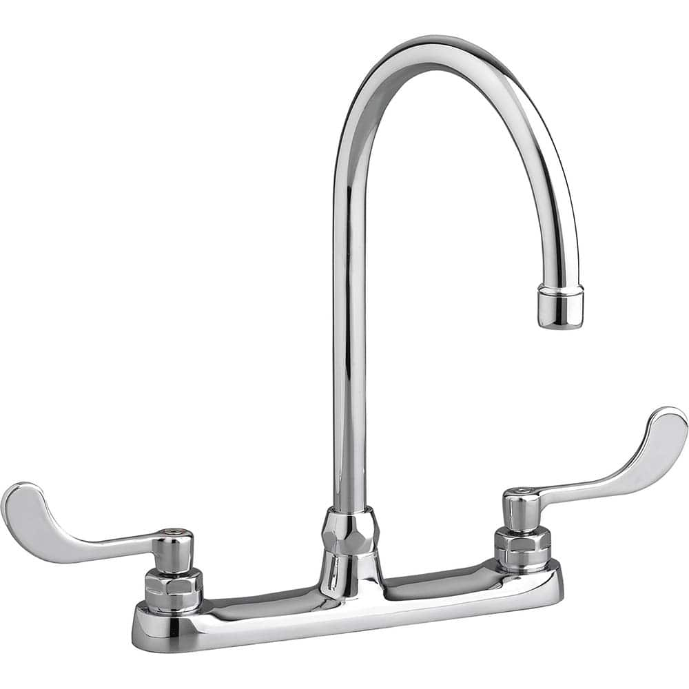 American Standard - Kitchen & Bar Faucets; Type: Gooseneck ; Style: Contemporary; Modern; Transitional ; Mount: Deck ; Design: Two Handle ; Handle Type: Lever ; Spout Type: Gooseneck - Exact Industrial Supply