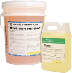 Master Fluid Solutions - Trim MicroSol 690XT, 5 Gal Pail Cutting & Cleaning Fluid - Semisynthetic, For Machining - Top Tool & Supply