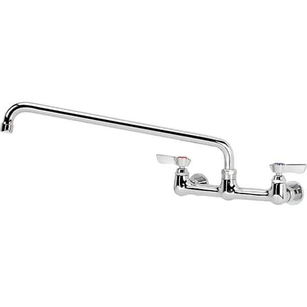 Krowne - Wall Mount, Service Sink Faucet without Spray - Two Handle, Blade Handle, Standard Spout, No Drain - Top Tool & Supply