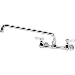 Krowne - Wall Mount, Service Sink Faucet without Spray - Two Handle, Blade Handle, Standard Spout, No Drain - Top Tool & Supply