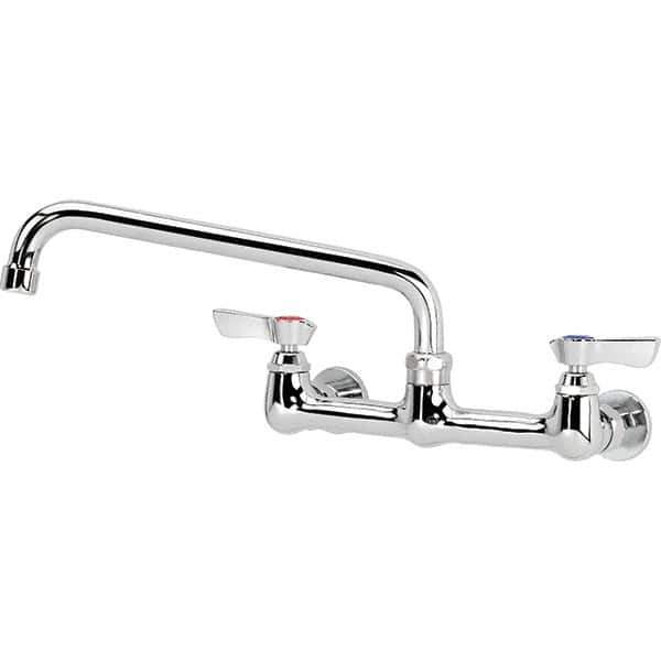 Krowne - Wall Mount, Service Sink Faucet without Spray - Two Handle, Blade Handle, Standard Spout, No Drain - Top Tool & Supply