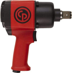 Chicago Pneumatic - 1" Drive, 6,300 RPM, 950 Ft/Lb Torque Impact Wrench - Pistol Grip Handle, 900 IPM, 30 CFM, 90 psi, 3/8" NPT Inlet - Top Tool & Supply