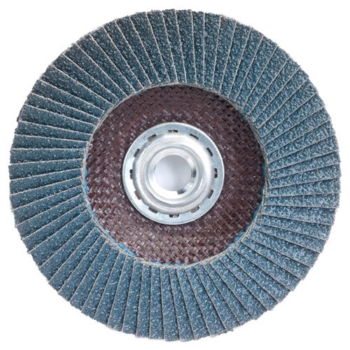 7″ × 1/4″ × 5/8″ PowerFlex Flap Disc Type 27 Flat 24 Grit - Top Tool & Supply