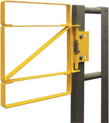 FabEnCo - Carbon Steel Self Closing Rail Safety Gate - Fits 25 to 27-1/2" Clear Opening, 25" Wide x 42" Door Height, - Top Tool & Supply