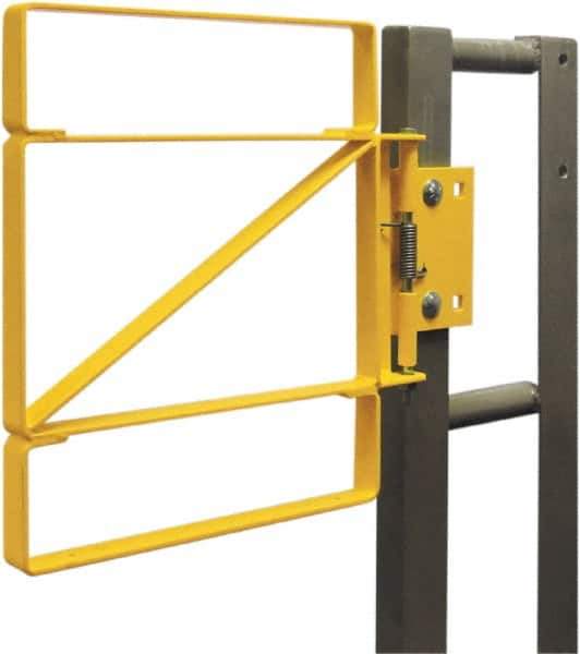 FabEnCo - Carbon Steel Self Closing Rail Safety Gate - Fits 37 to 39-1/2" Clear Opening, 25" Wide x 42" Door Height, - Top Tool & Supply